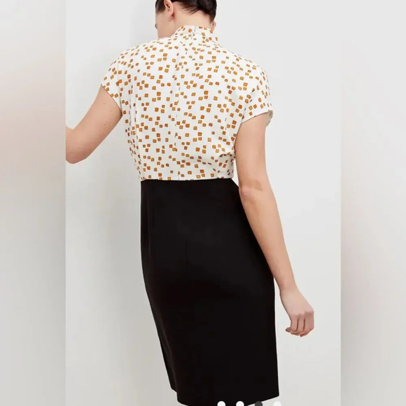 M.M. LaFleur The Adelaide Dress Mosaic Print Size 8 - Picture 2 of 9